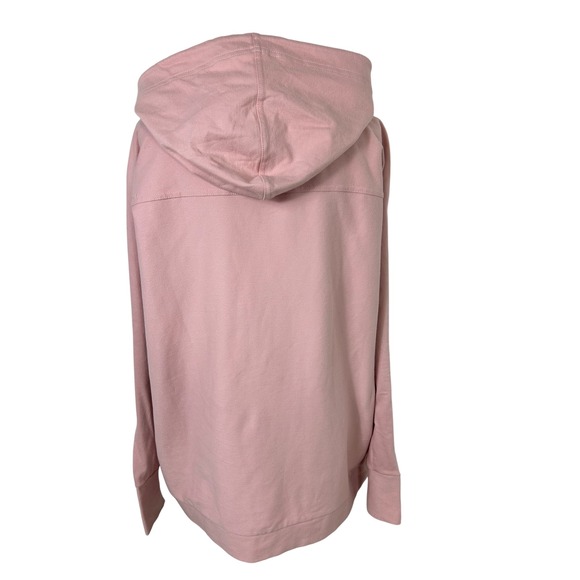 The Limited Athleisure‎ Hoodie Sweatshirt Zip Pockets Pink Rose Gold 1X NWT - Picture 4 of 14